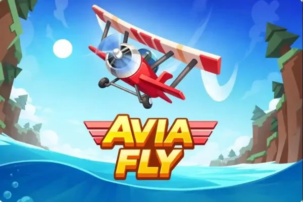 Avia Fly Game slot logo by InOut at Hispin Casino