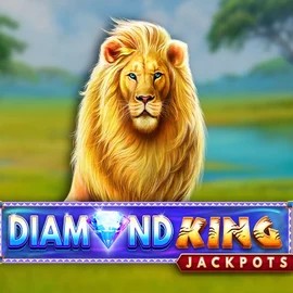 Diamond King Jackpots online game logo by SpinPlay Games on hispin.eu.com