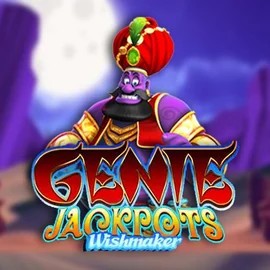 Genie Jackpots Wishmaker online game logo by Blueprint Gaming on hispin.eu.com