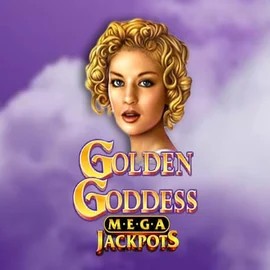 Jackpots logo of Golden Goddess Megajackpots from IGT at Hispin Casino