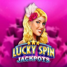Lucky Spin Jackpots slot logo by Novomatic at Hispin Casino