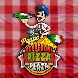 Peppe’s Pepperoni Pizza Plaza logo by Pragmatic Play Hispin Casino