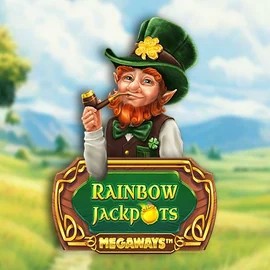Rainbow Jackpots Megaways online game logo by Red Tiger Gaming on hispin.eu.com