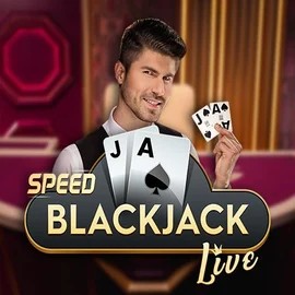 Speed Blackjack logo – Live Casino by Pragmatic Play at Hispin Casino