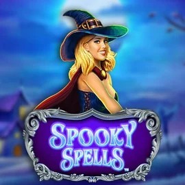 Spooky Spells logo by Novomatic Hispin Casino