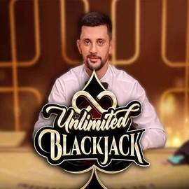 Unlimited Blackjack by Ezugi, showcased at hispin.eu.com – game logo